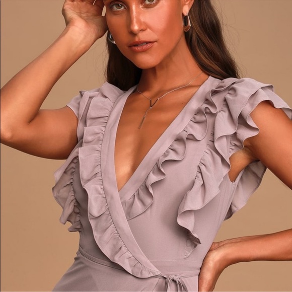 Lulu’s Ruffle Maxi Dress - Picture 2 of 7